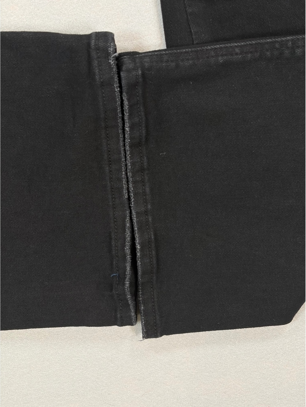 Judy Blue Black Crossover Asymmetrical Waistband Dad Jeans Size 16W Stretch - Picture 9 of 16